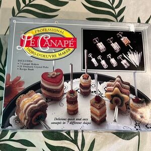 Vintage 7 Shape Canapé Makers Set